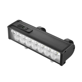 BIKIGHT 1200 LM Faro de Bicicleta Blanco Amarillo Luz Dual Tipo Digital Tipo-C Carga Pantalla de Potencia Impermeable Lu
