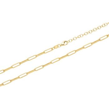 Cadena para mujer de plata 925 bañada en oro