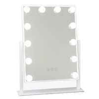 espejo maquillaje hollywood led tactil 3 modos regulable 34x40 cm