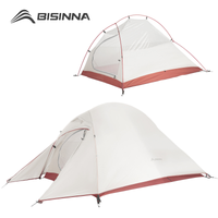 bisinna-tienda de campana ultraligera mochila tienda de campana de nailon 20d impermeable para exteriores senderismo viaje ciclismo 1-2 personas