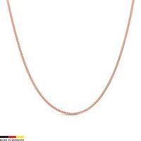 cadena ancla plana de oro rosa de 14 quilates de 17 mm de grosor