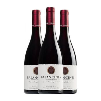 Pago Los Balancines Vino Tinto Garnacha Y Garnacha Ribera 75 Cl 14% Vol. (pack De 3 Unidades)