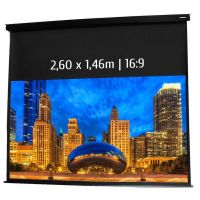 kimex pantalla de proyeccion electrica 220x124m formato 169 negra