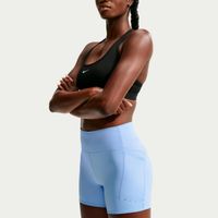nike swift   mallas para correr mujeres - azul plateado