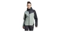 chaqueta impermeable adidas terrex 2 5 layer multi rain rdy green black para mujer