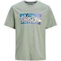 jack  jones camiseta t-shirt jack jones colton photoprint vert para hombre