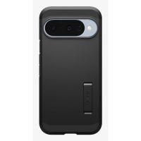 funda para movil spigen tough armor cover doble capa pc tpu negra soporte para google pixel 10 pro