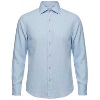 tintoria mattei camisa manga larga j66 tnp linen-ub1 para hombre