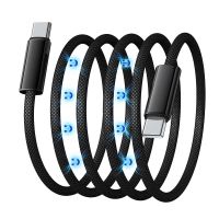 wanew 240w tipo-c a tipo-c cable de organizacion de adsorcion magnetica pd31 fcp scp carga rapida transmision de datos