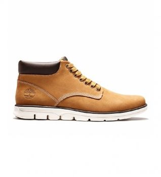 Timberland para hombre. TB0A19892311 Zapatillas de piel Bradstreet Chukka camel (44), Marrón, Plano, Cordones, Casual