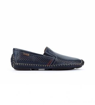 Pikolinos para hombre. 09Z-3100 Zapatos de piel Jerez 09Z azul (44), Ninguno, Casual