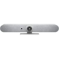 logitech rally bar mini camara para videoconferencias 4k blanca