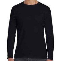 gildan camiseta manga larga softstyle para mujer