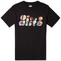 camiseta alife spin city manga corta en negro