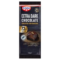 dr oetker chocolate extra dark 72