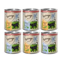 feringa classic meat menu 24  x 800 g - pack ahorro - pack mixto pato con ternera y salmon con pavo