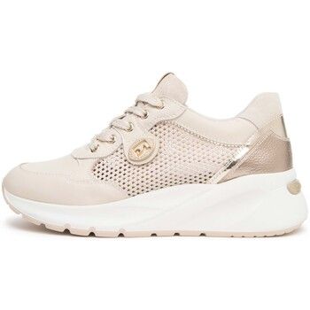 NeroGiardini Zapatillas Velvet 1039 T.Nora Latte 02 T.Brill Platino 6074 S para mujer
