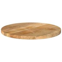 tablero de mesa  tablero escritorio redondo madera maciza de mango o 60x25 cm