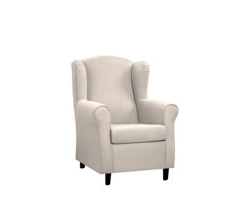 Sillón decorativo dan color beige