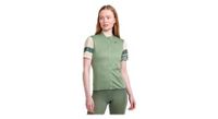 maillot craft core endur mujer manga corta verde beige