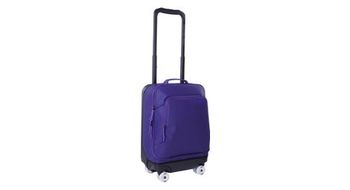 Maleta de 4 ruedas evoc violeta y negra