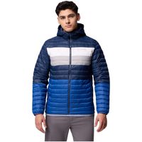 columbia abrigo de plumas powder pass hooded jacket para hombre
