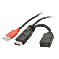 adaptador grafico usb lindy 41080 negrorojo 5 v