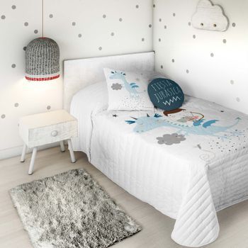 Colcha Bouti Reversible Magic Dragon Cama 105