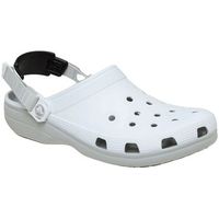 crocs zuecos sabots classic turbo blanc para mujer