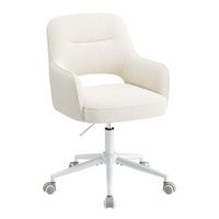 silla oficina smartue ergonomica giratoria 360 altura ajustable 525x645x795cm blanco