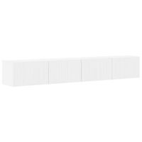 mueble de tv montado en la pared 2 pcs madera de ingenieria vidaxl
