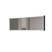 espejo rectangular led -oro rosa-negro 40x160 oro-rosa 3000k calida