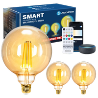 bombilla de filamento bluetooth mesh smart g95 con mando a distancia