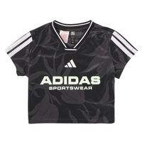 adidas camiseta house of tiro colors of football crop t-shirt kids para nina