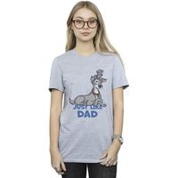 disney camiseta lady and the tramp just like dad para mujer