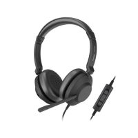 auriculares axtel con cable usb-ausb-c cancelacion de ruido microfono diadema