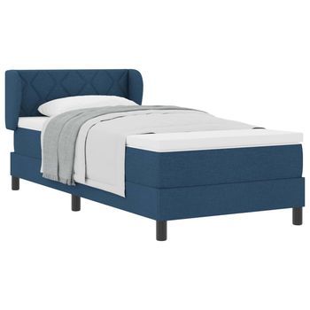 Cama Tapizada 203x103x88 Cm  - Azul