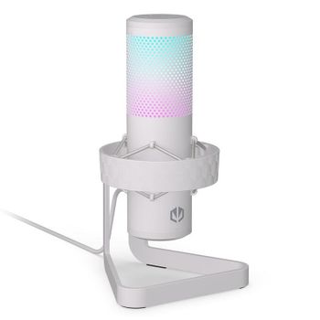 Micrófono Endorfy AXIS Streaming USB-C cardioide con iluminación RGB y mute