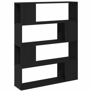 Conjunto De Mueble De Tv | Mueble De Salón | Gabinete De Tv Roble Negro 100 X 24 X 124,5 Cm