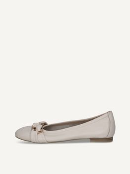 CAPRICE Ballerina, yellow, made of Leather with Block heel, Size 42