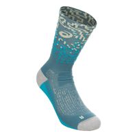 asics performance crew  calcetines para correr unisex - turquesa