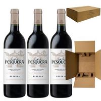 pesquera reserva - denominacion de origen ribera del duero - elaborado - pack 3 botellas 75 cl - 14 vol