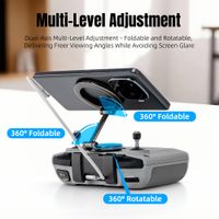 360    soporte de telefono magnetico plegable de rotacion para dji rc-n1n2n3 soporte de controlador para dji neo 2mini 5 pro accesorios para drones