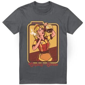 Steven Rhodes Camiseta Coping With Stress para mujer