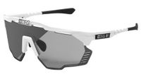 gafas scicon aeroshade kunken  blanco brillante   gris espejo fotocromico