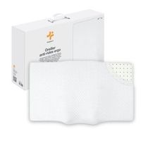 almohada ergonomica antiarrugas antiacufenos ergo 65x42x10 cm  extra grande inphysio