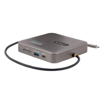 Dock USB-C StarTech Mini Adaptador Multipuerto HDMI Doble 4K60Hz USB 3.2 PD 100W SD GbE