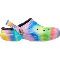 crocs zuecos classic lined spray dye para mujer