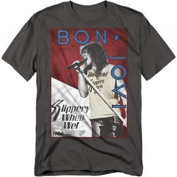 Bon Jovi Camiseta 86 Tour para mujer