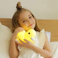 canar the duck super soft silicone night light